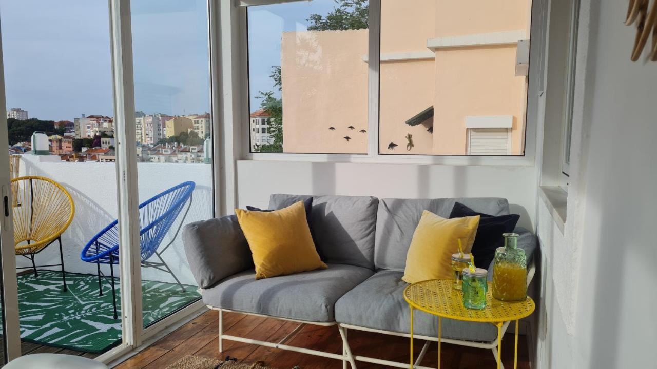 Happy Stay Lisbon - Suite With A View, Private Terrace & Ac Buitenkant foto